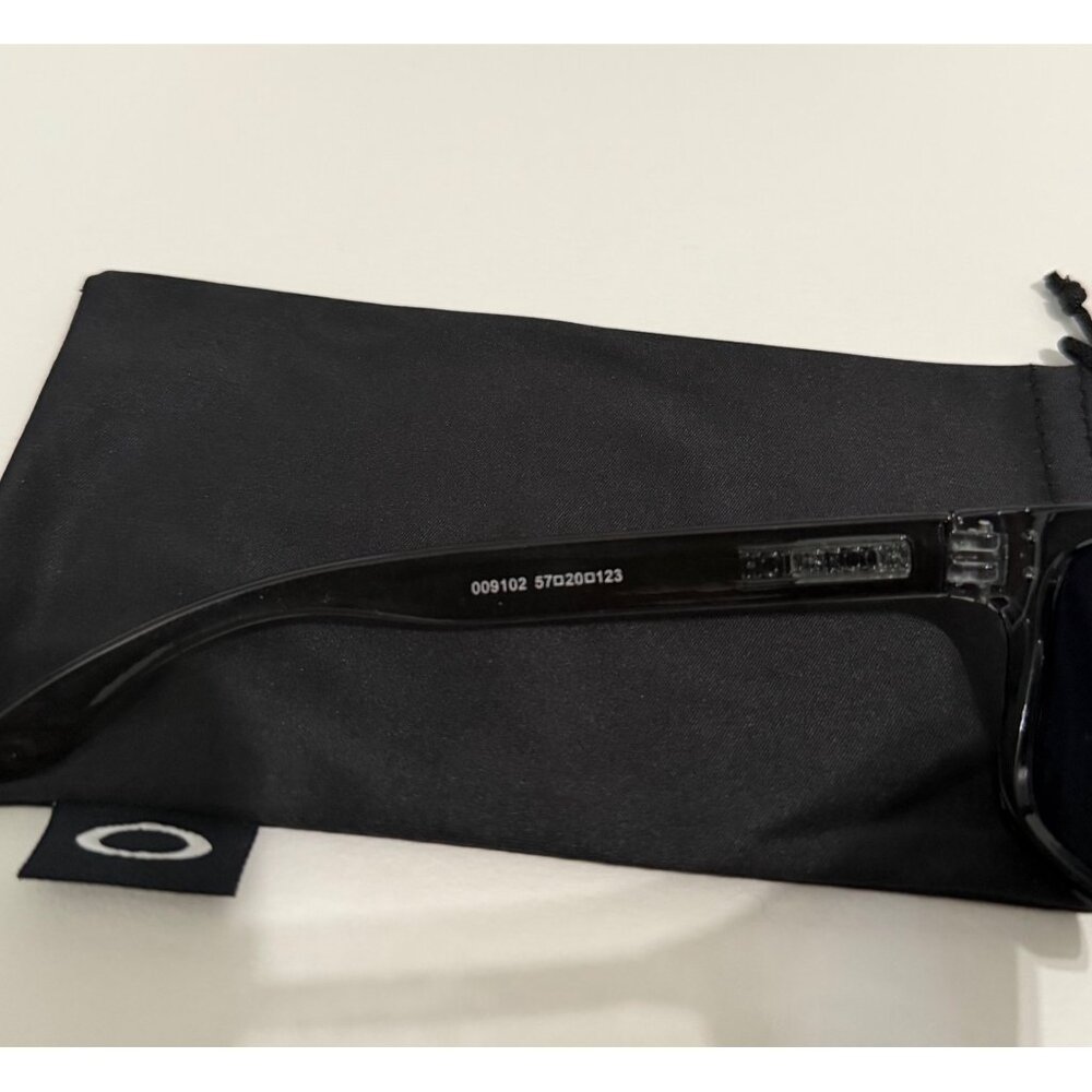 Oakley Holbrook Smoke Gray Frame 9102 Black Lenses - Picture 6 of 7